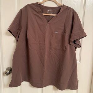FIGS Taupe 4XL Catarina Top